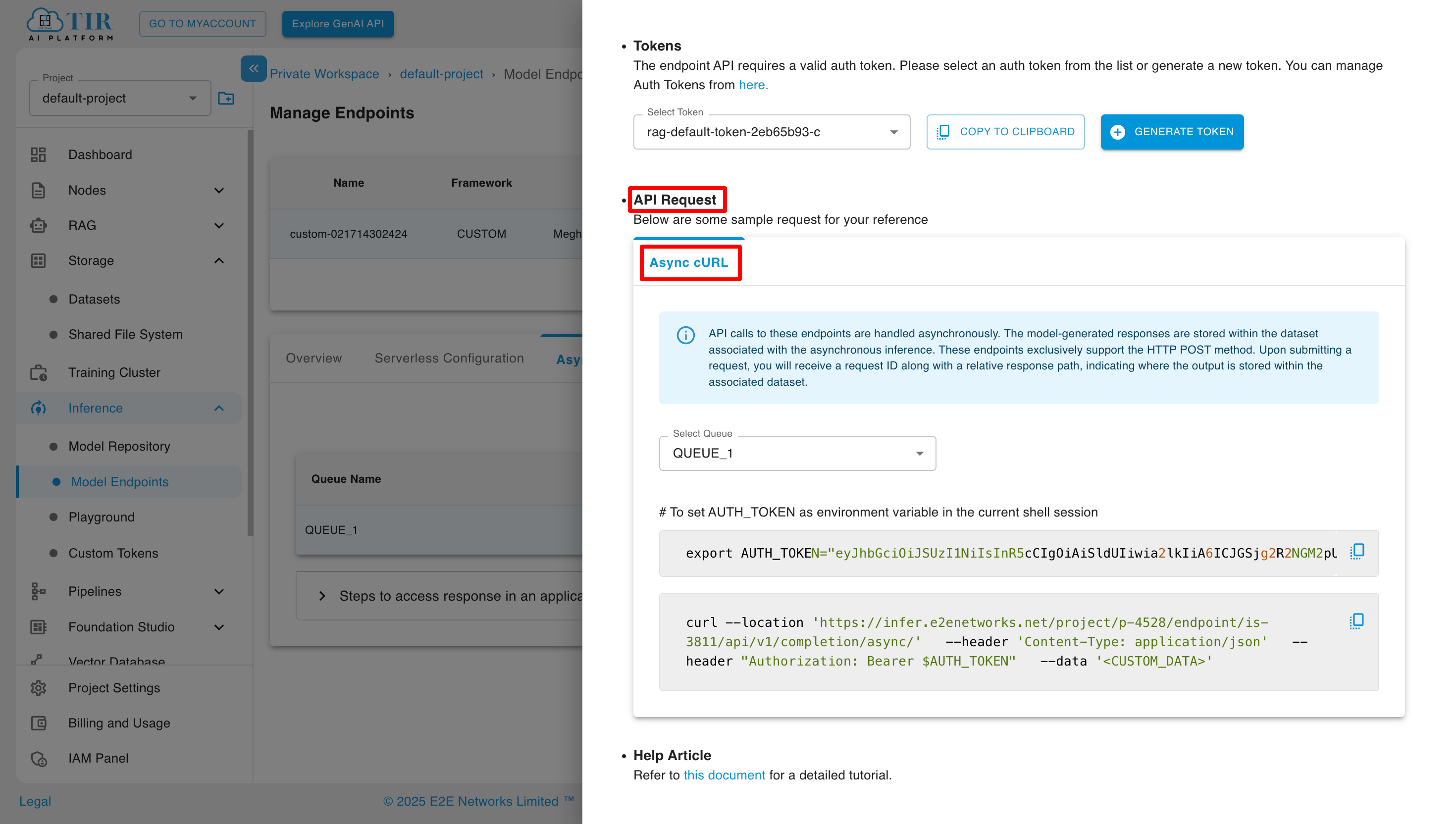 API Request