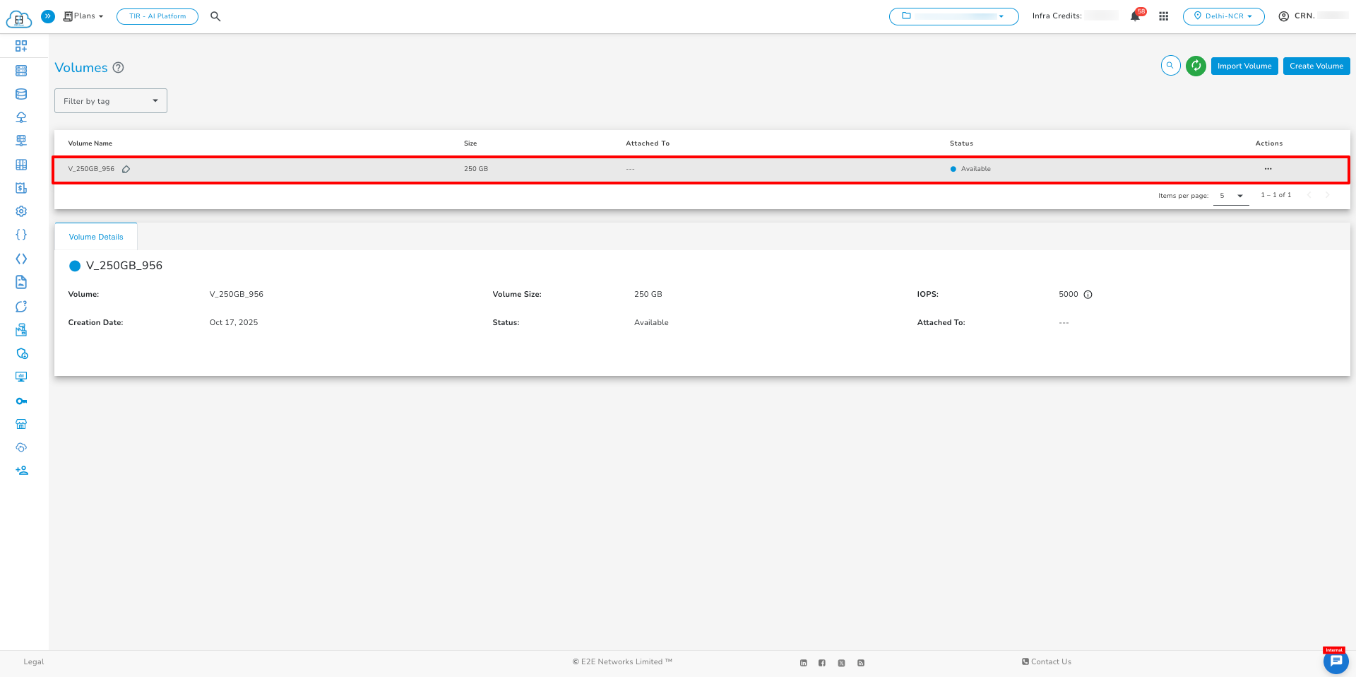 Volume Configurations