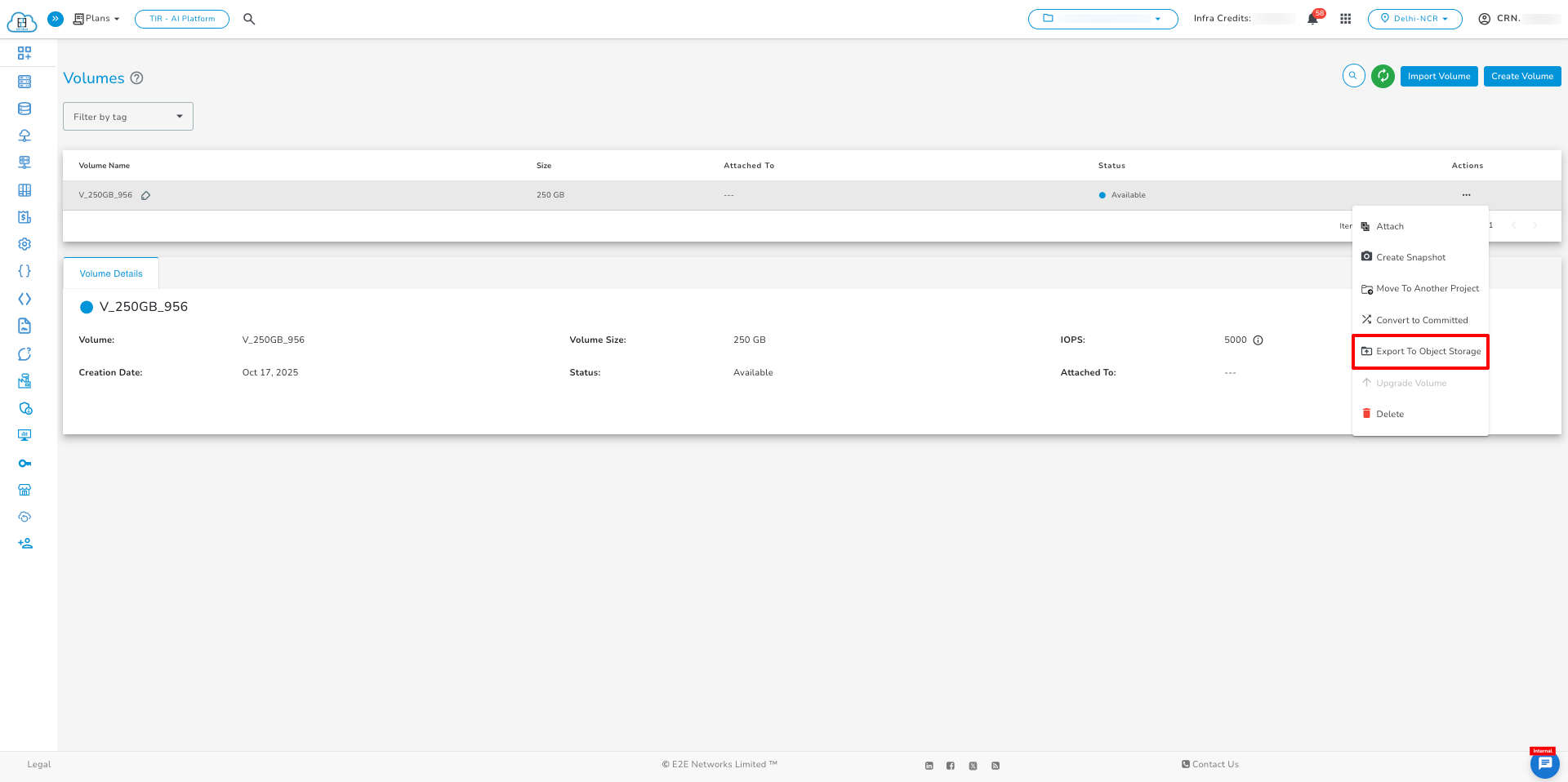 Volume Configurations