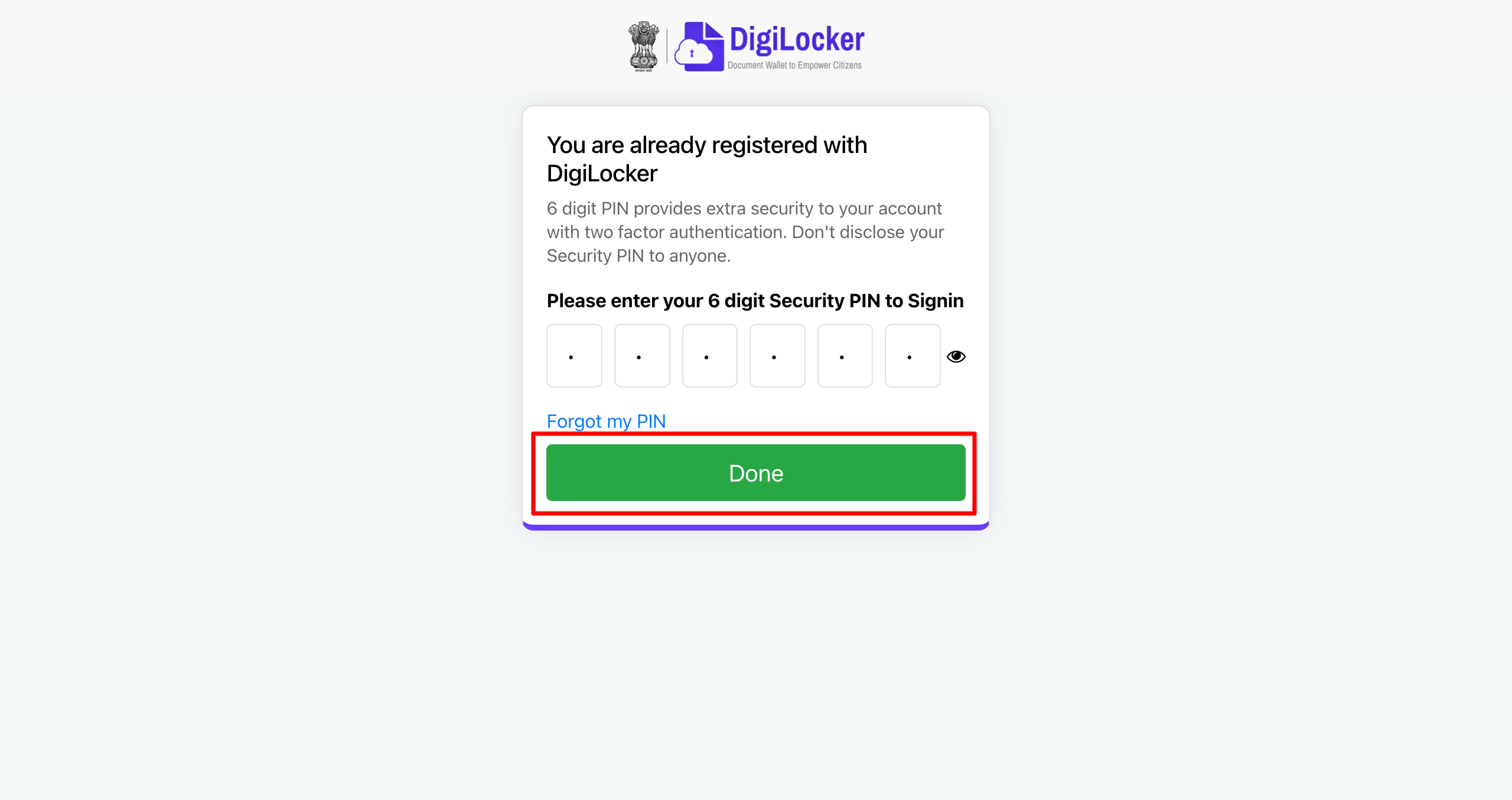 Fill Aadhaar Details