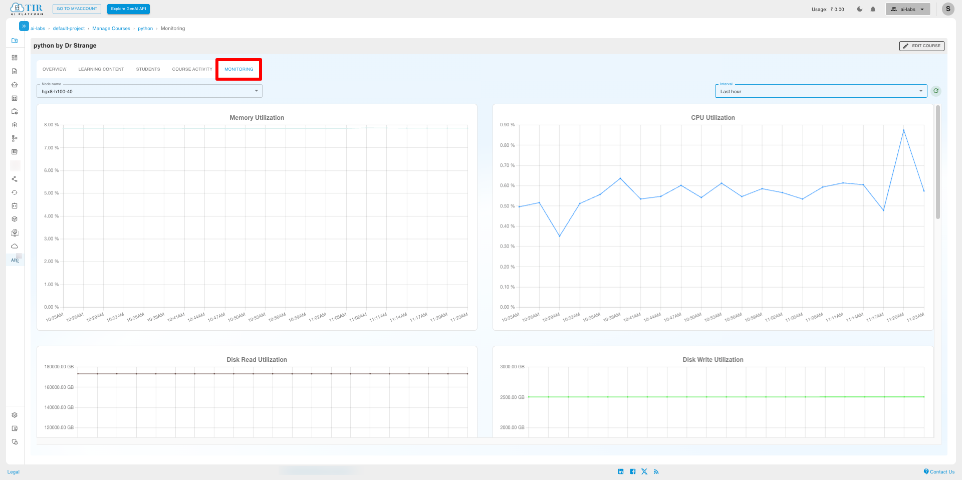 Monitoring