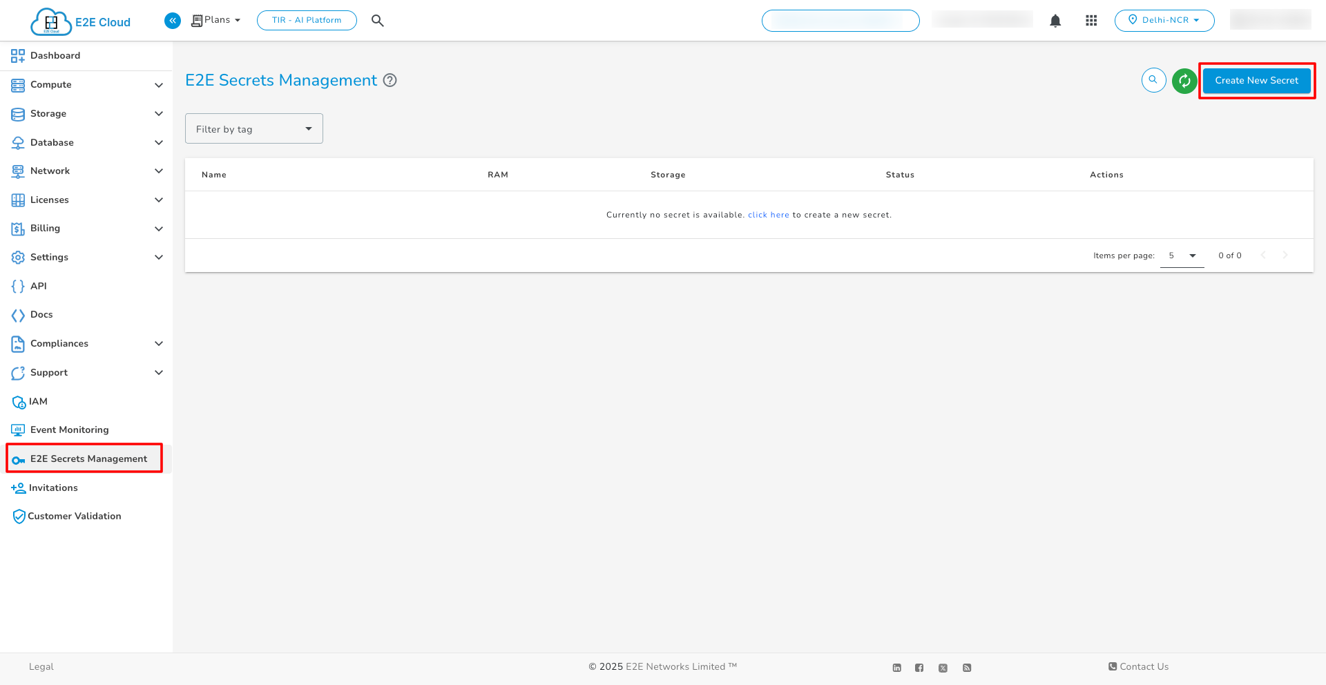 Create Vault