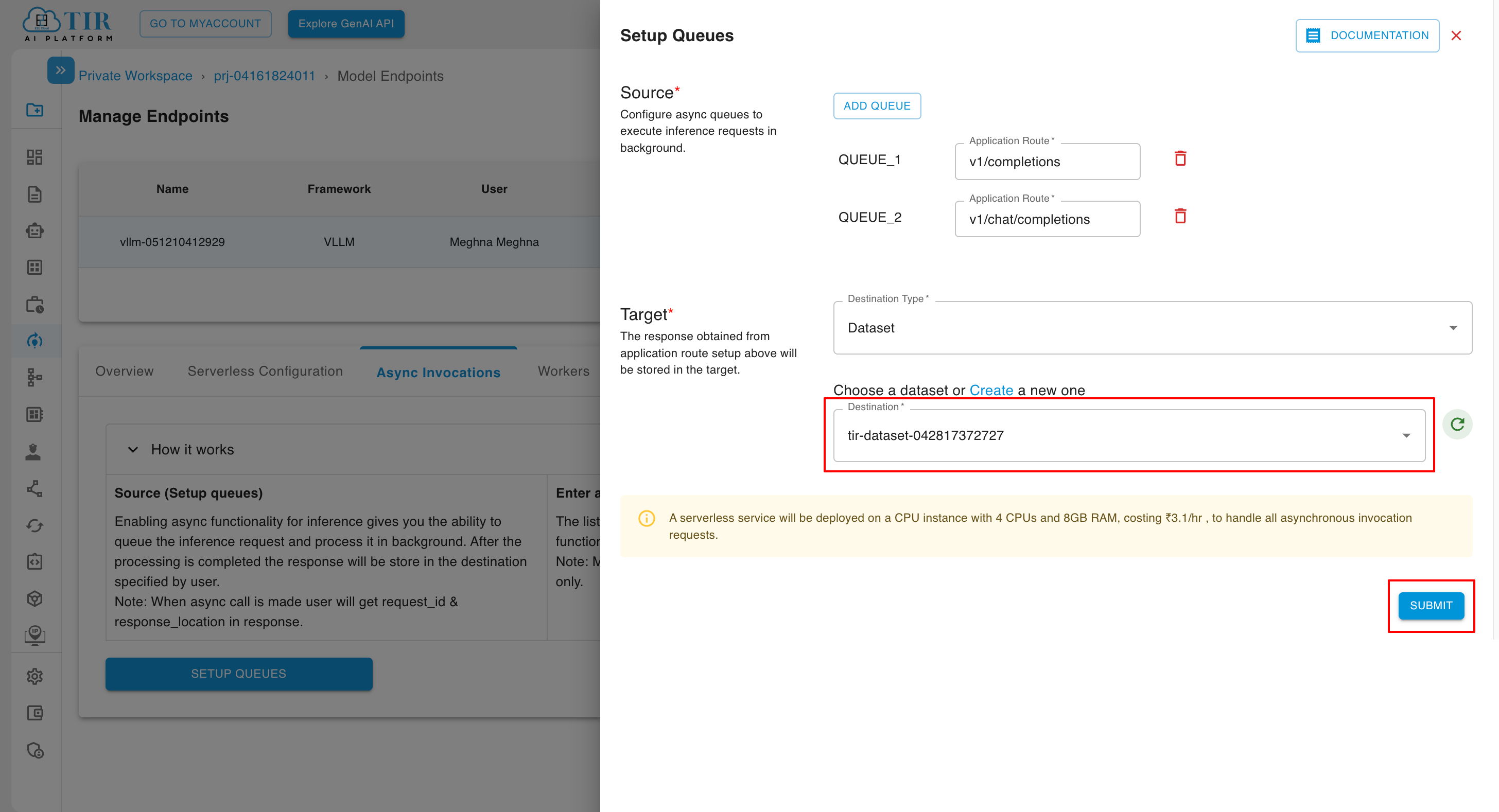 Setup Queues
