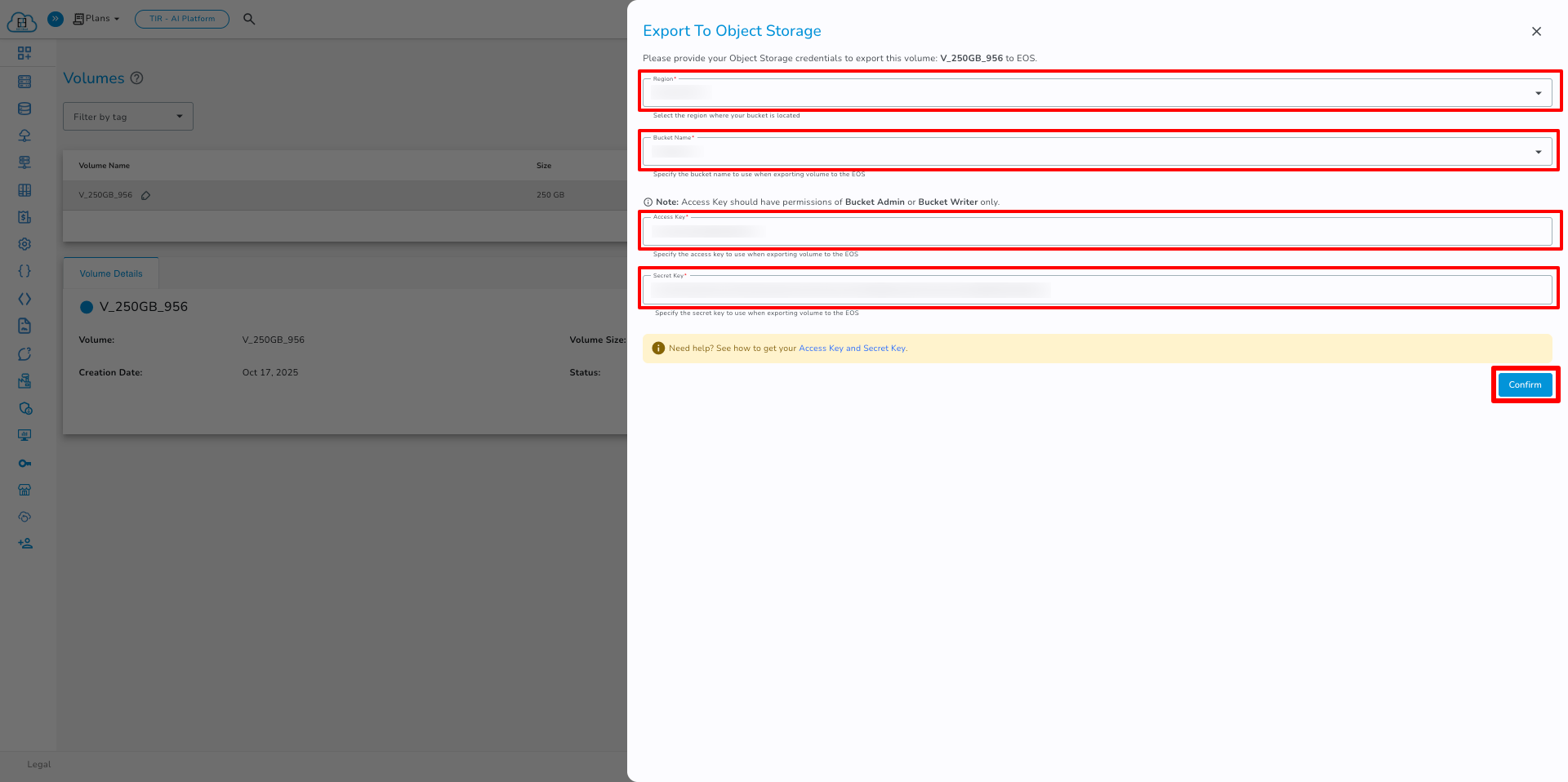 Volume Configurations