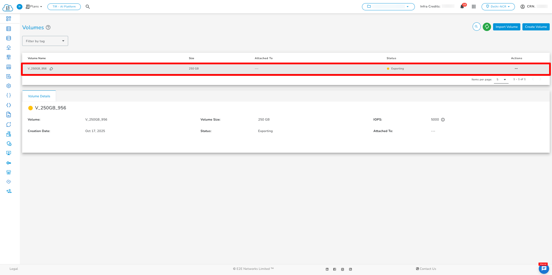 Volume Configurations