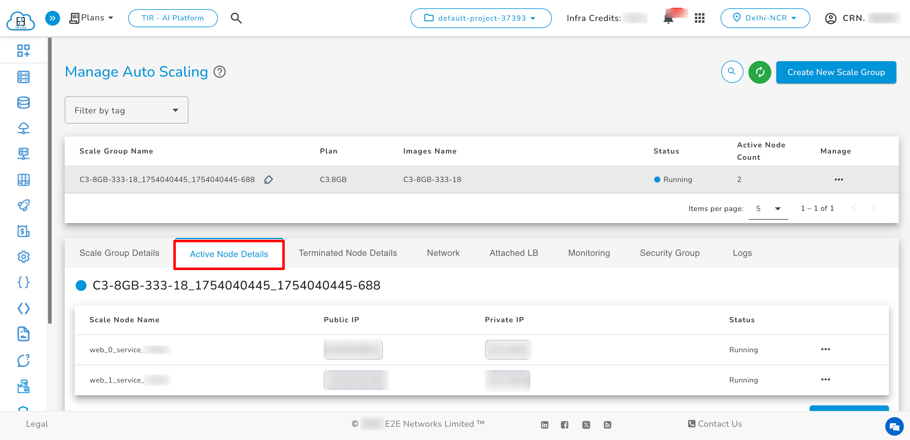 Active Node Details Image