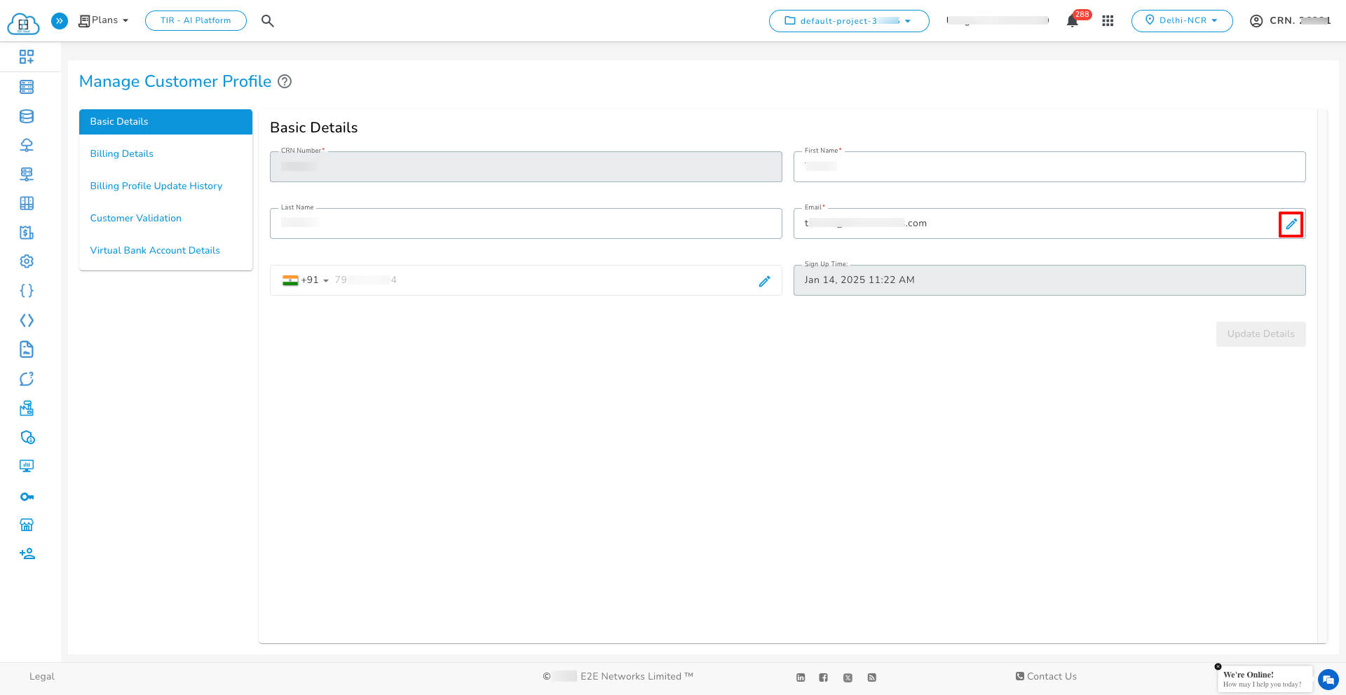 Change Email Address