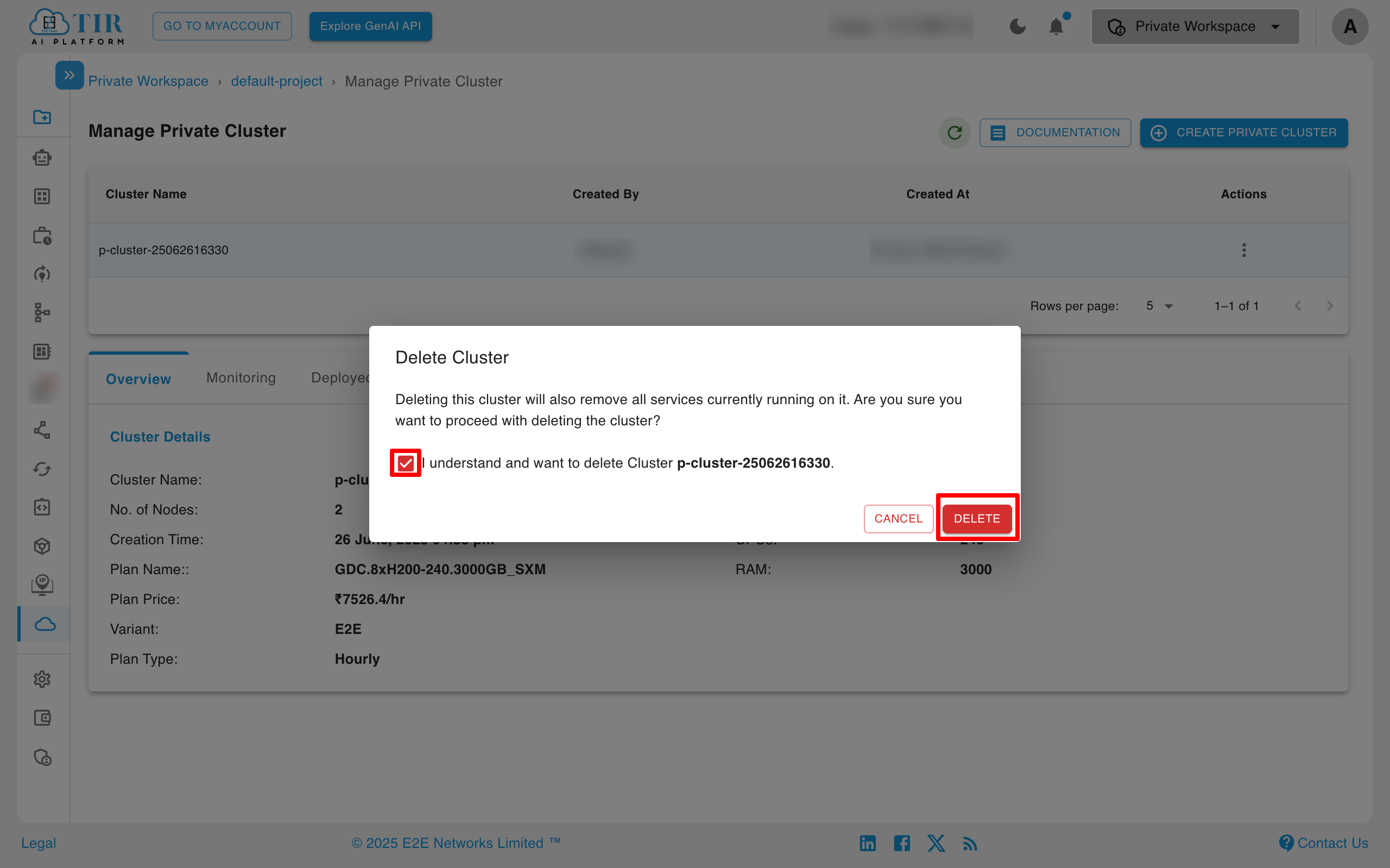 Private Cluster Monitoring 1