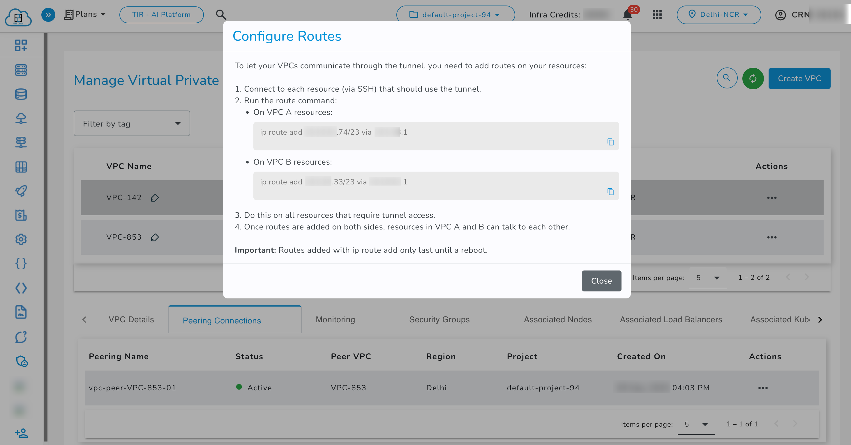 VPC Peering