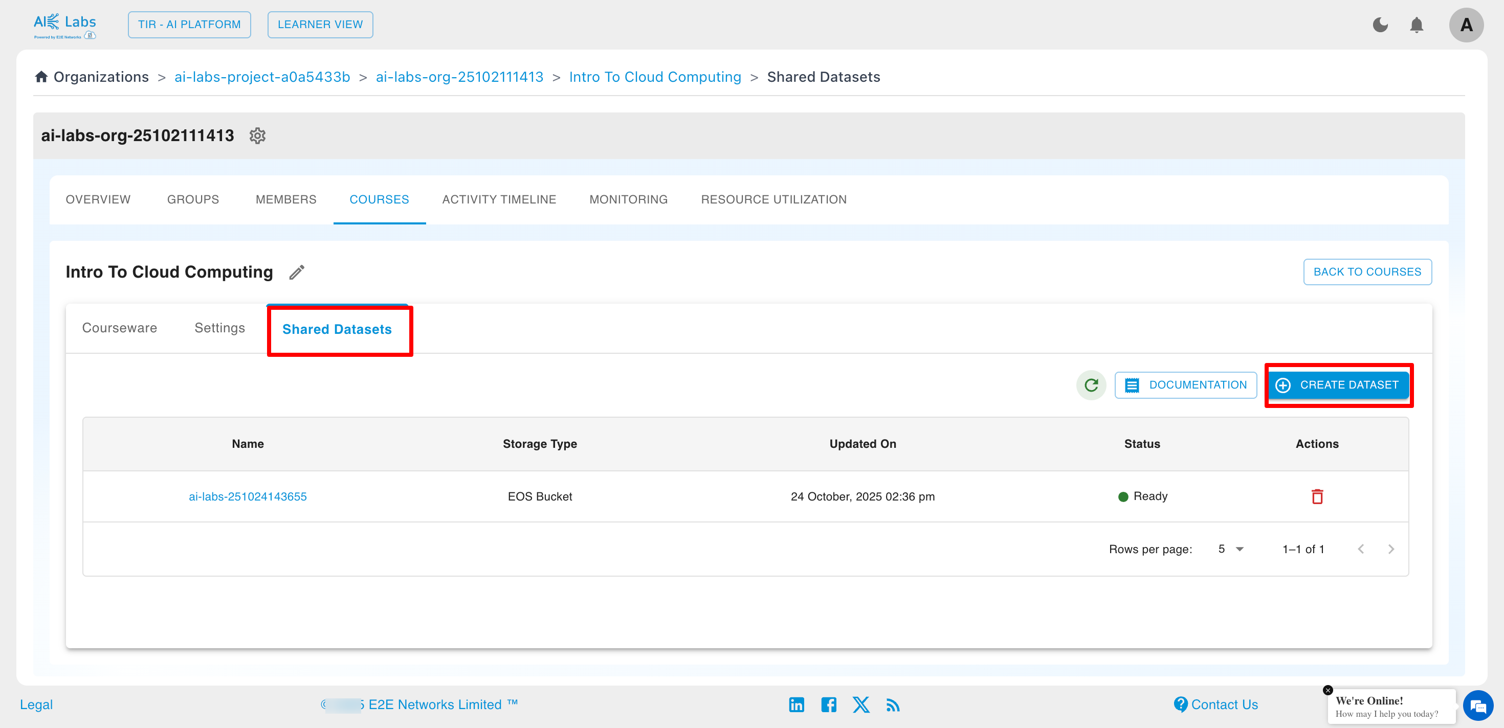 Create Dataset