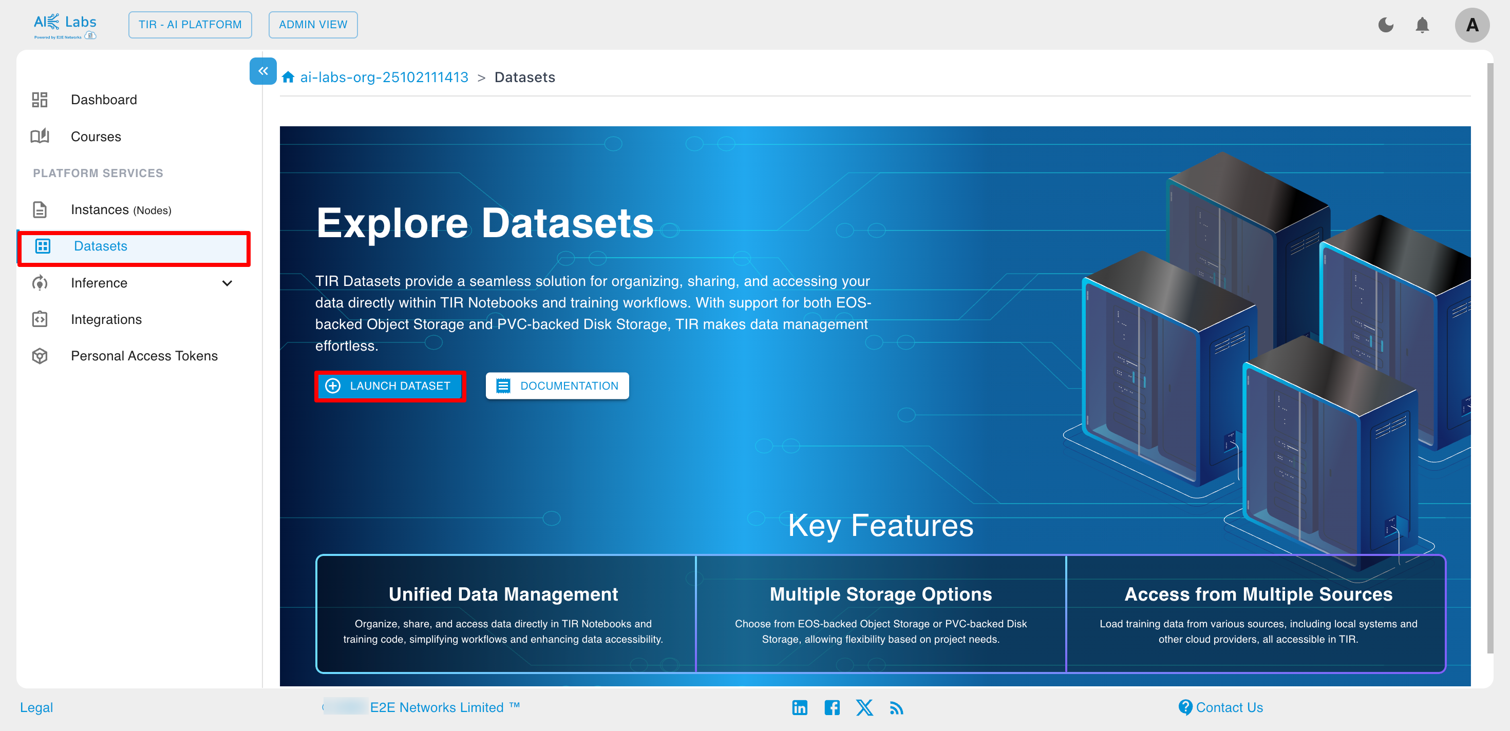 Dataset Dashboard