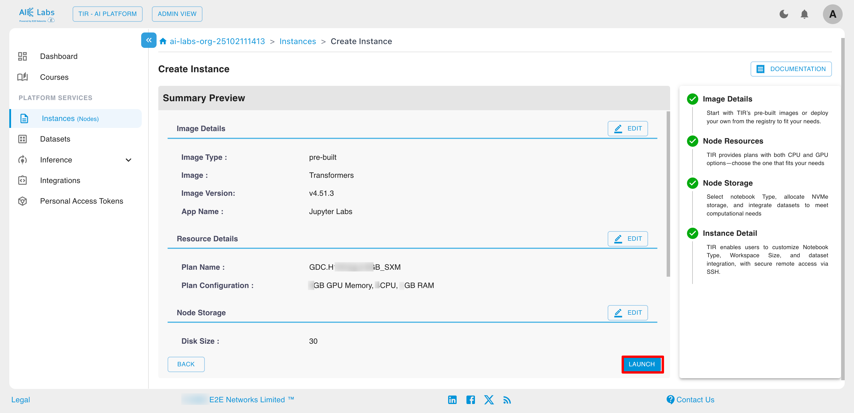 Launch Node