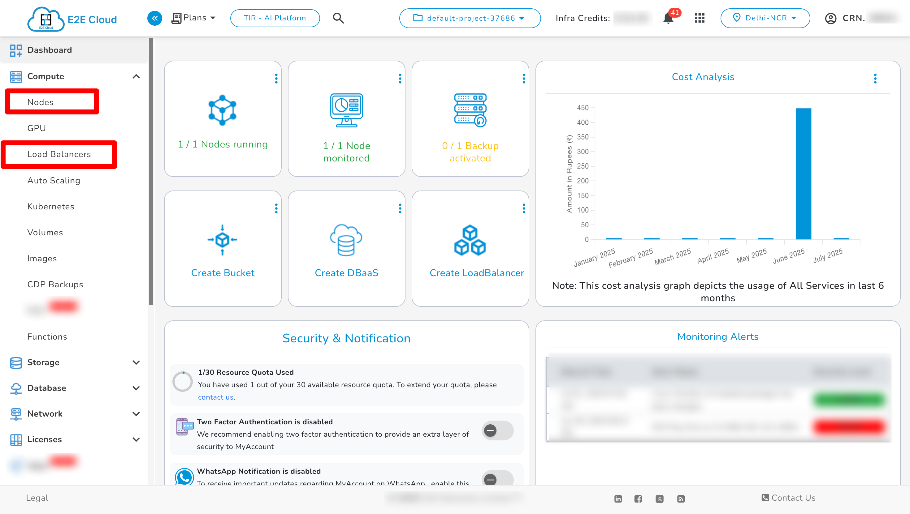 Dashboard Page