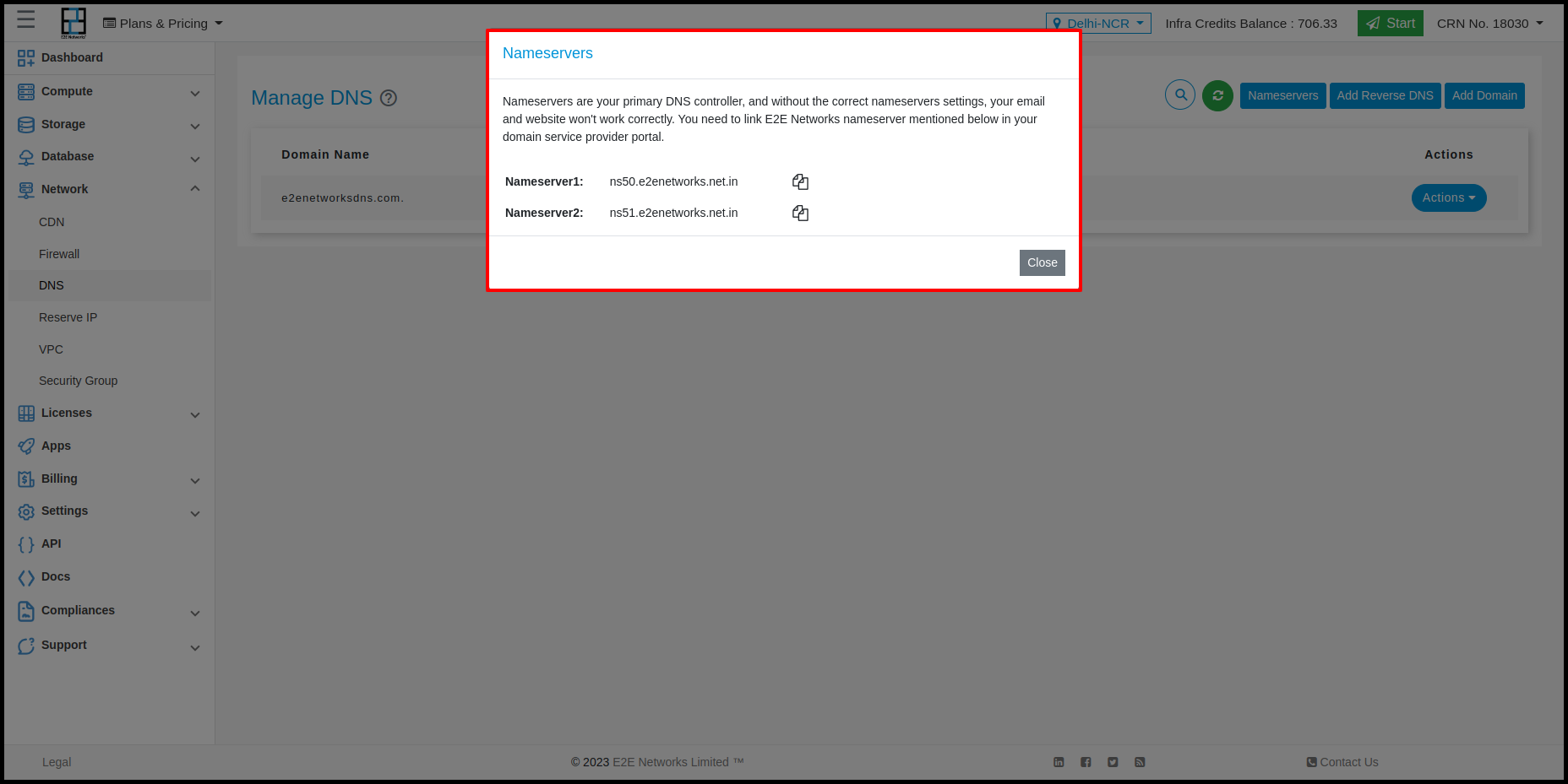 Nameserver Example