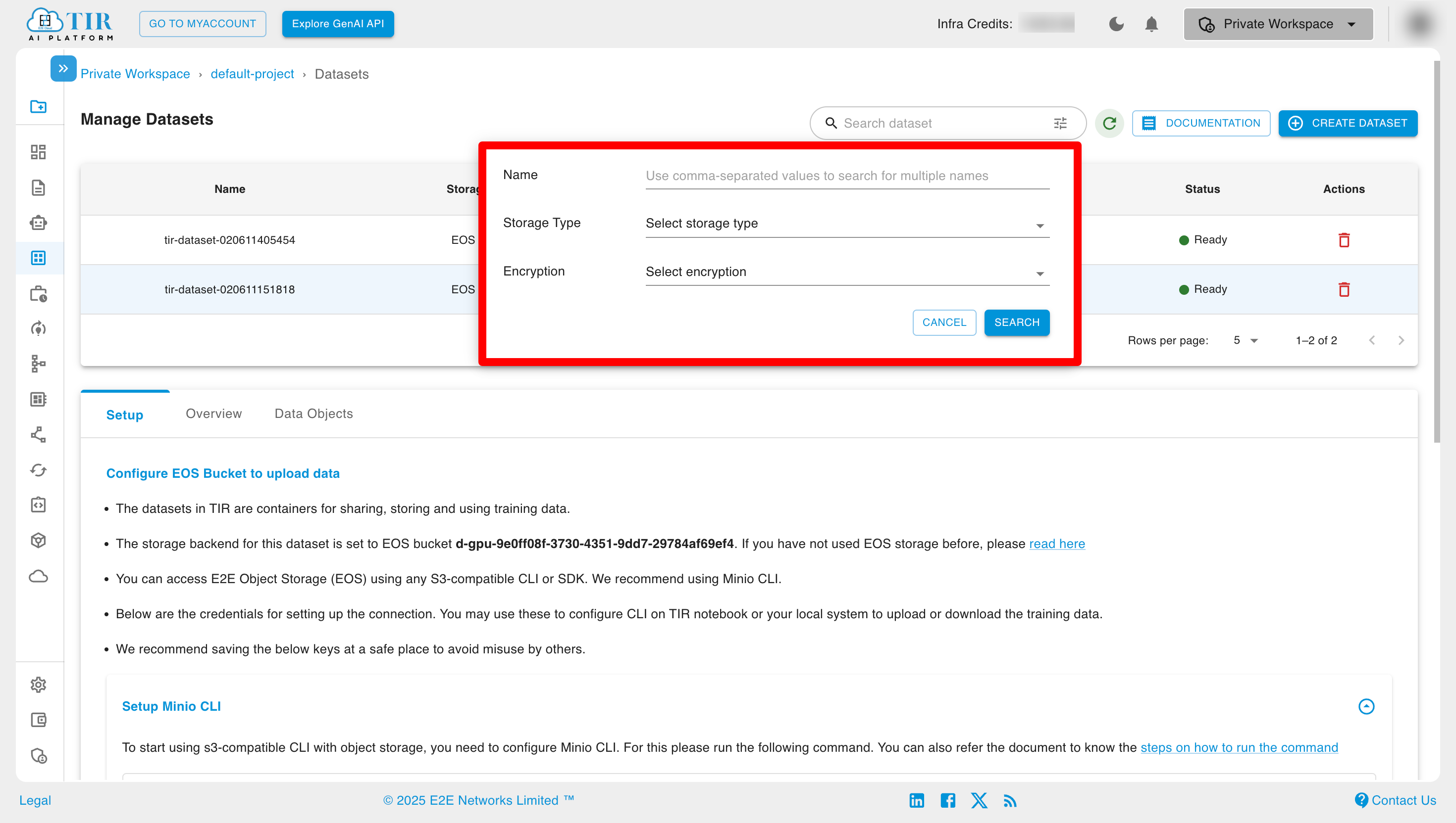 Dataset Filtering