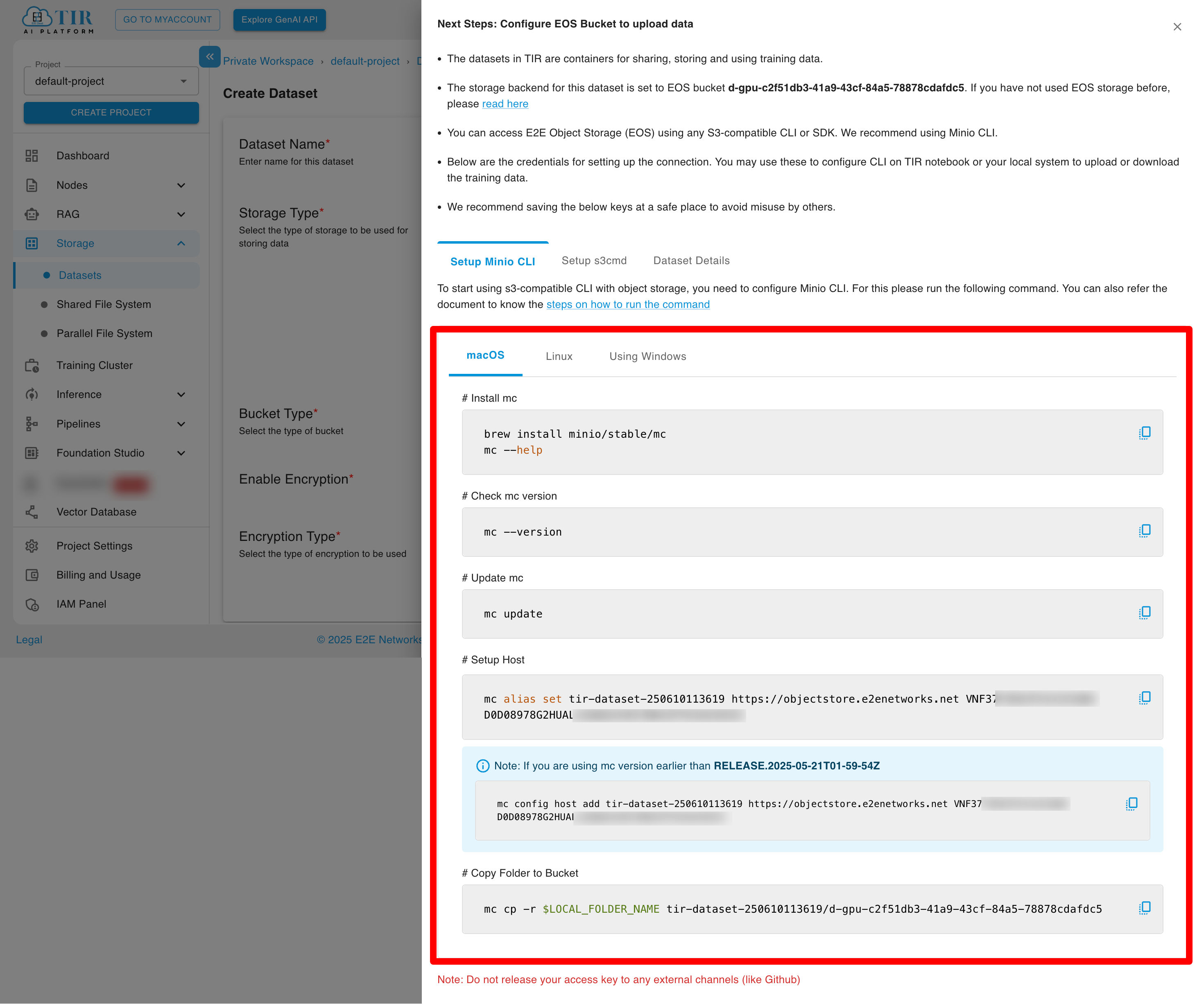 Generate Encryption Key