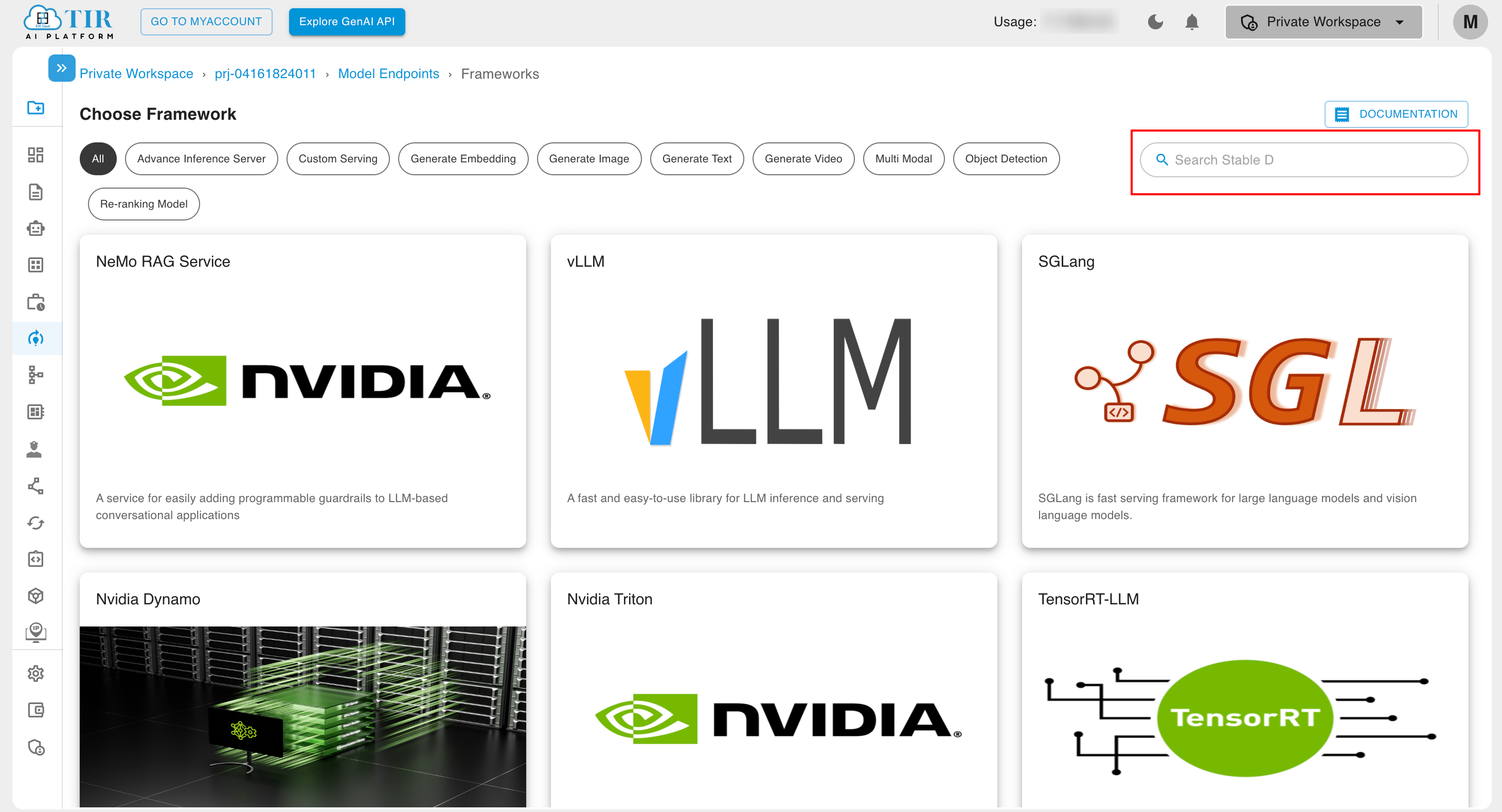 Search Framework