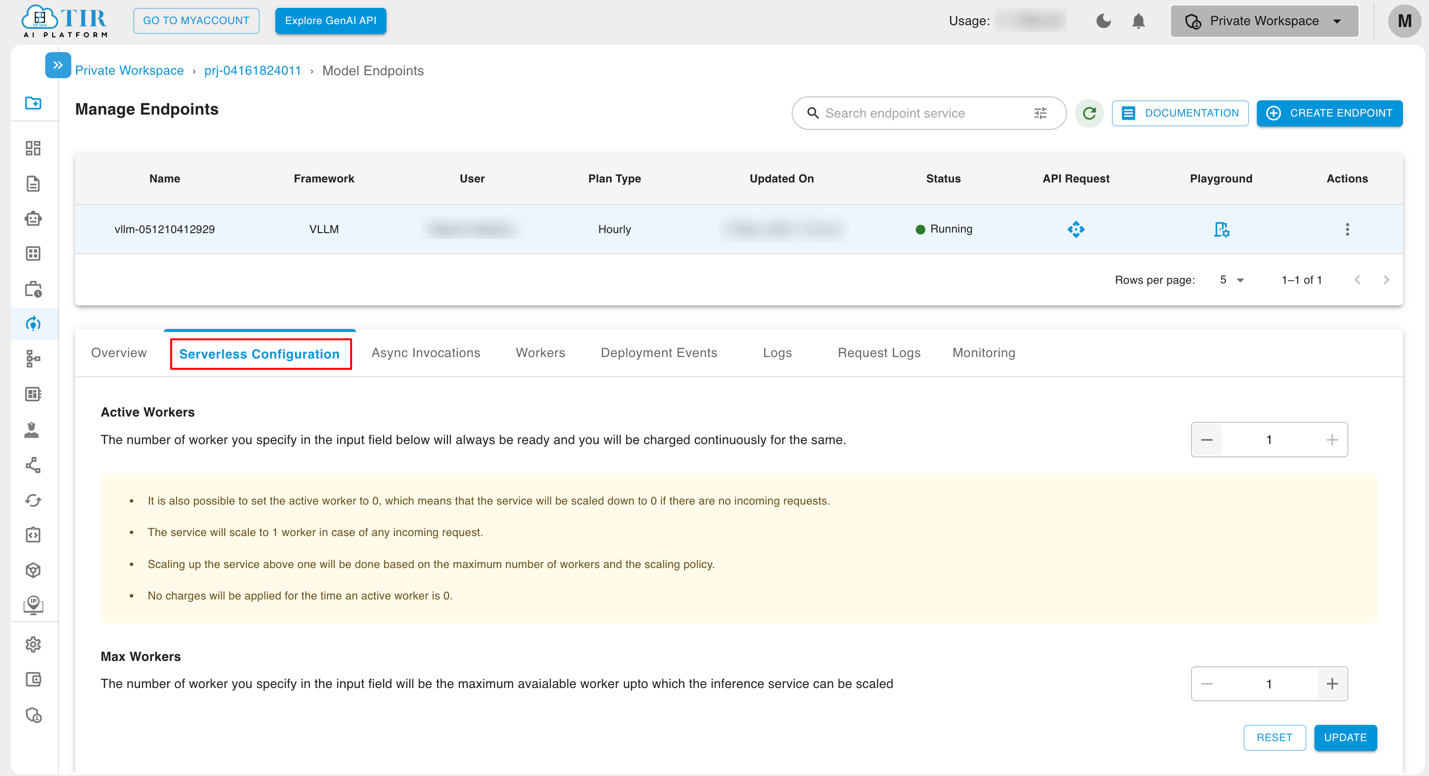 Serverless Configuration