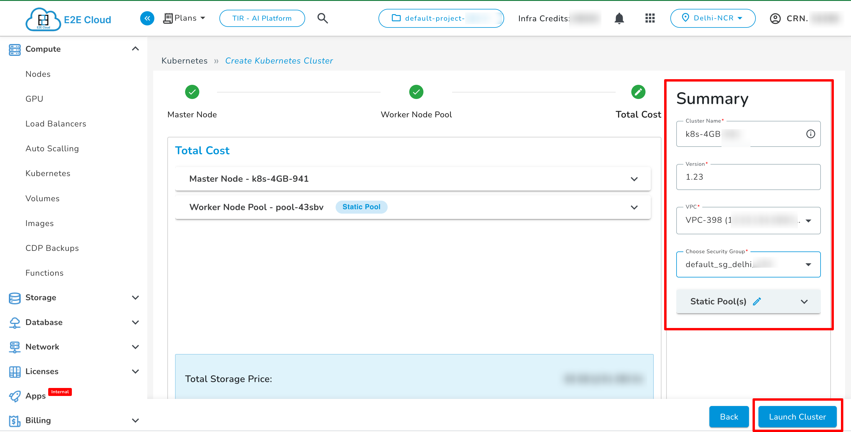 Create Kubernetes