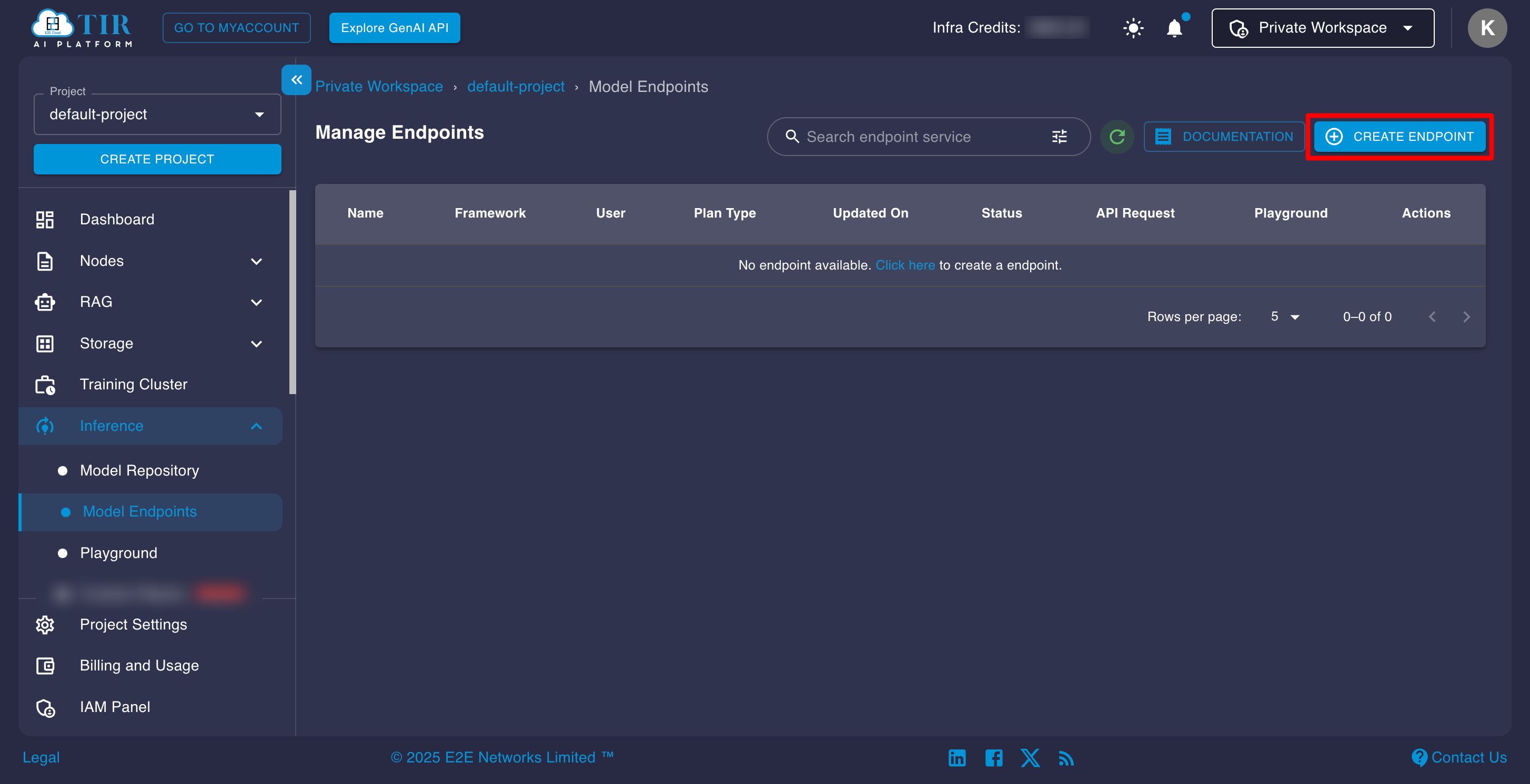 Launch Endpoint
