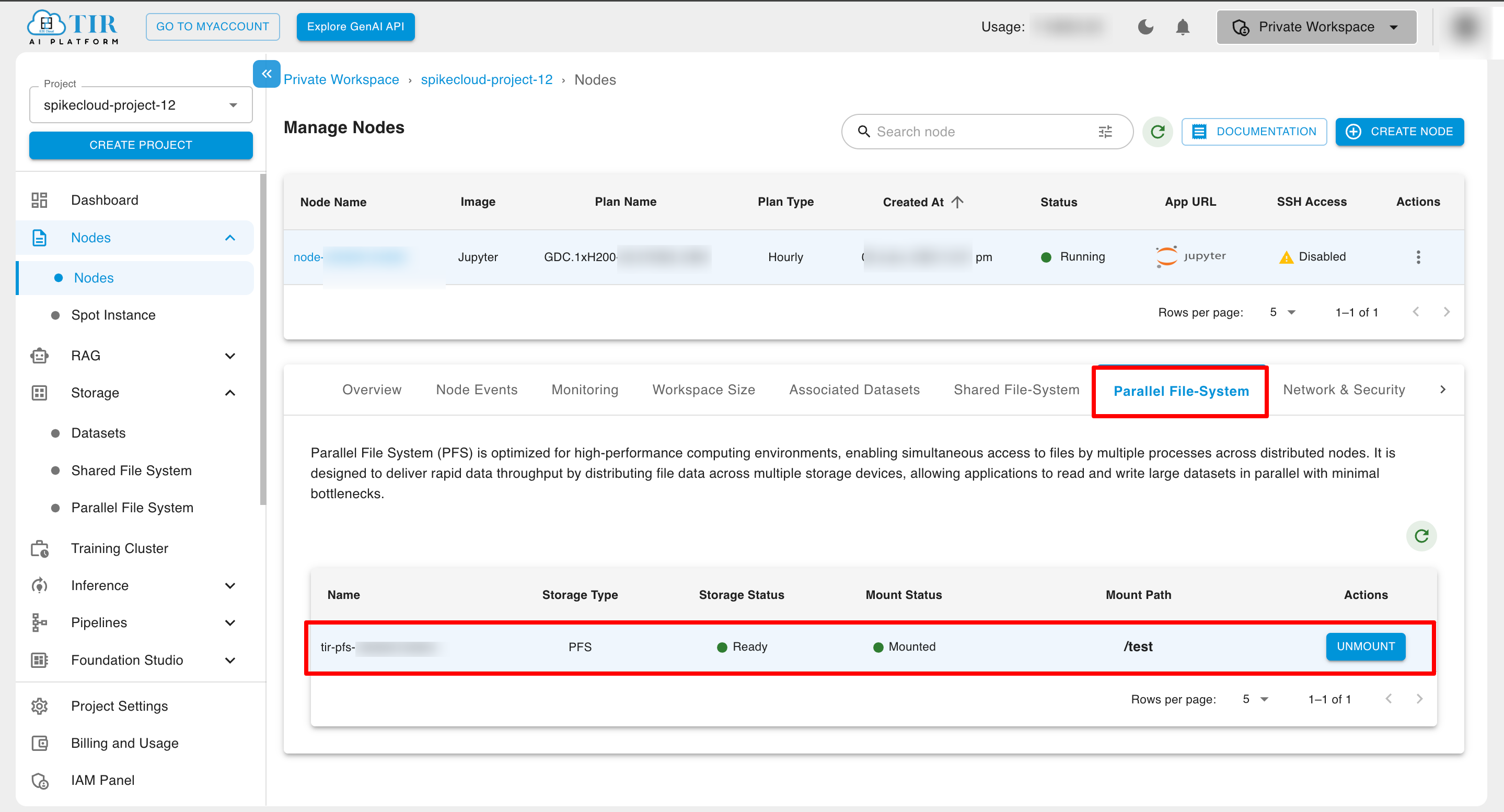 Parallel File-System | E2E Cloud