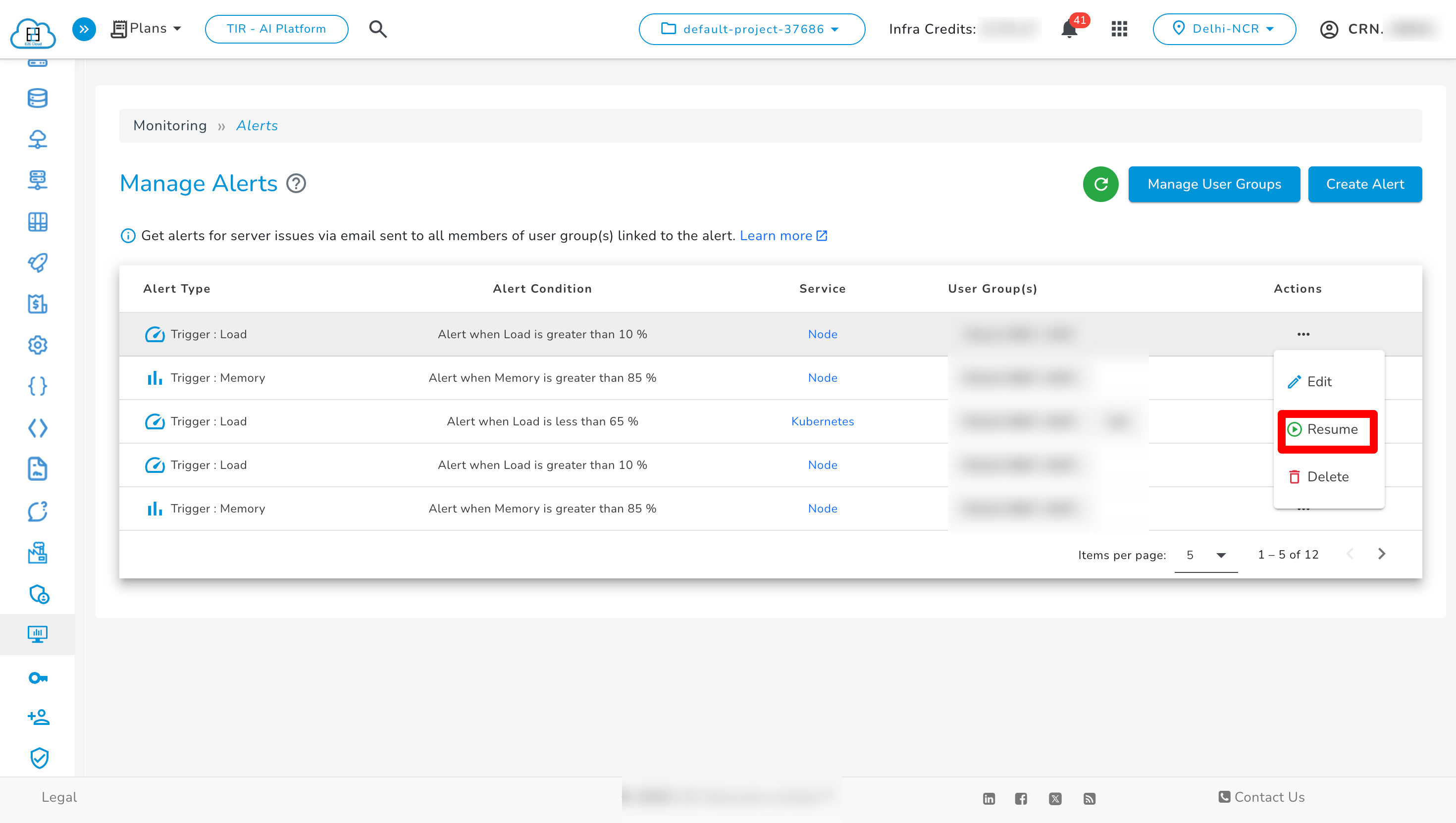 Pause Confirmation Popup