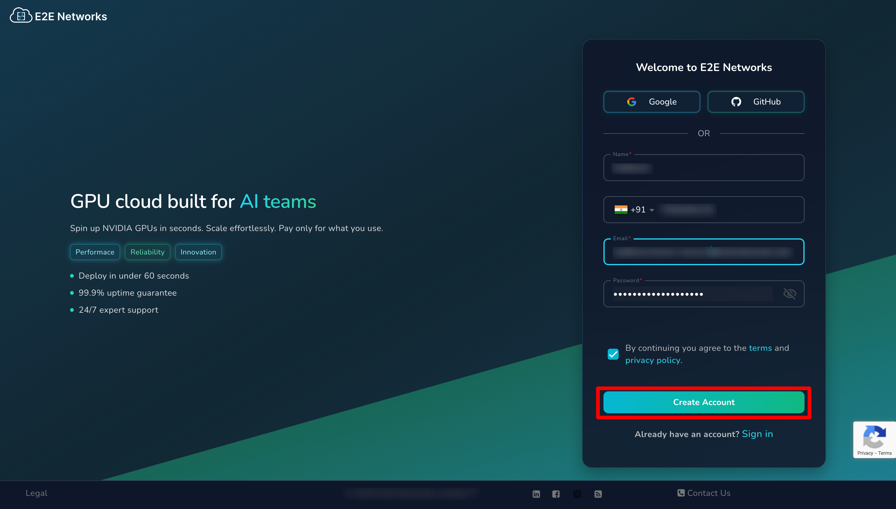 Indian SignUp