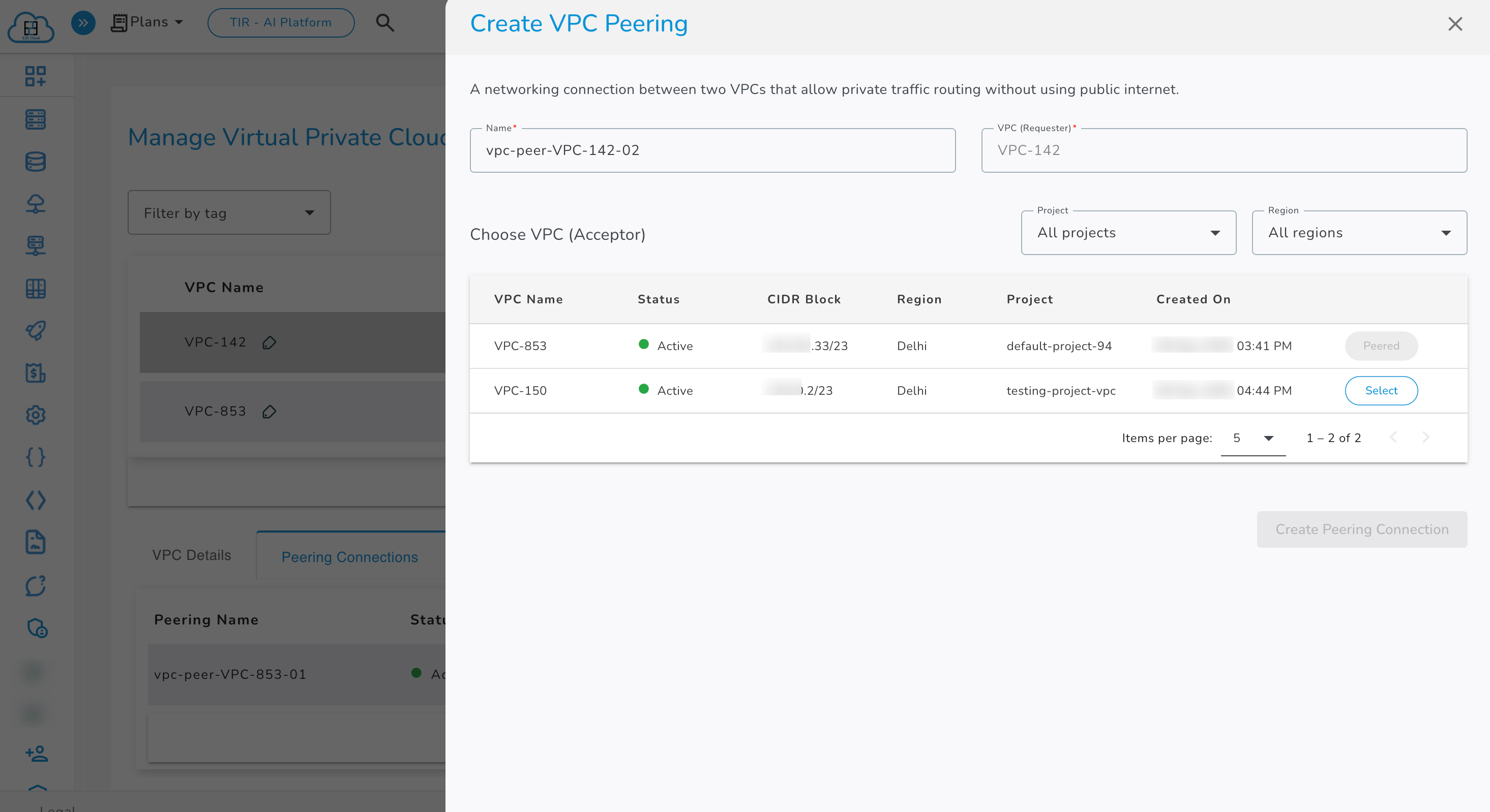VPC Peering