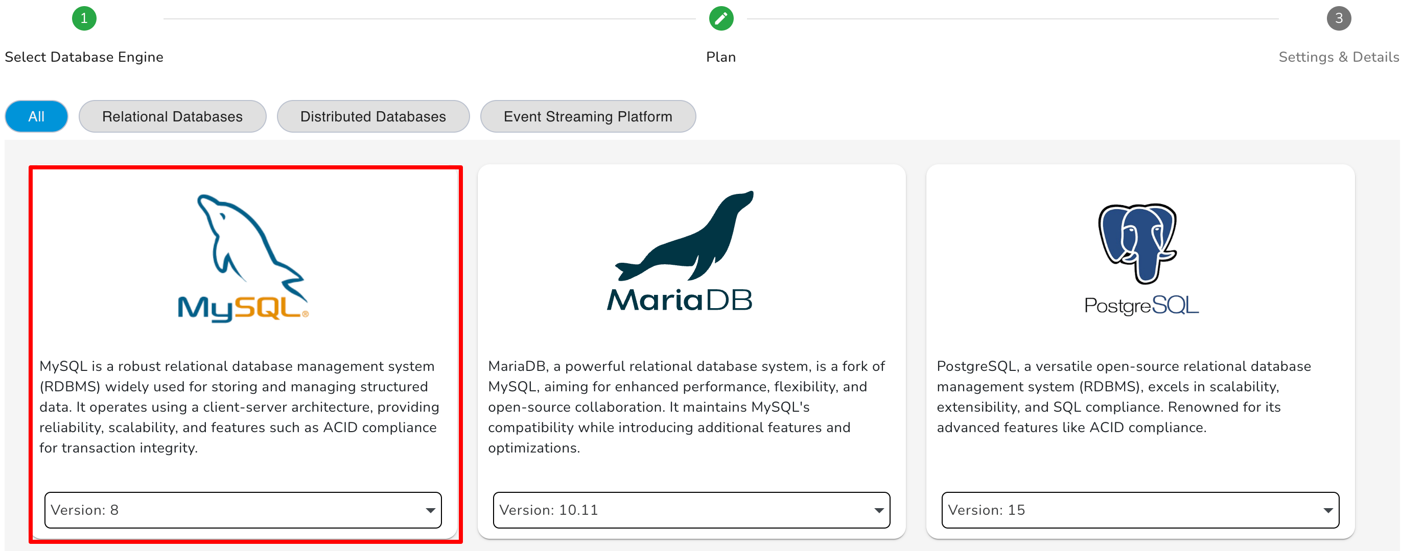 Database Configuration