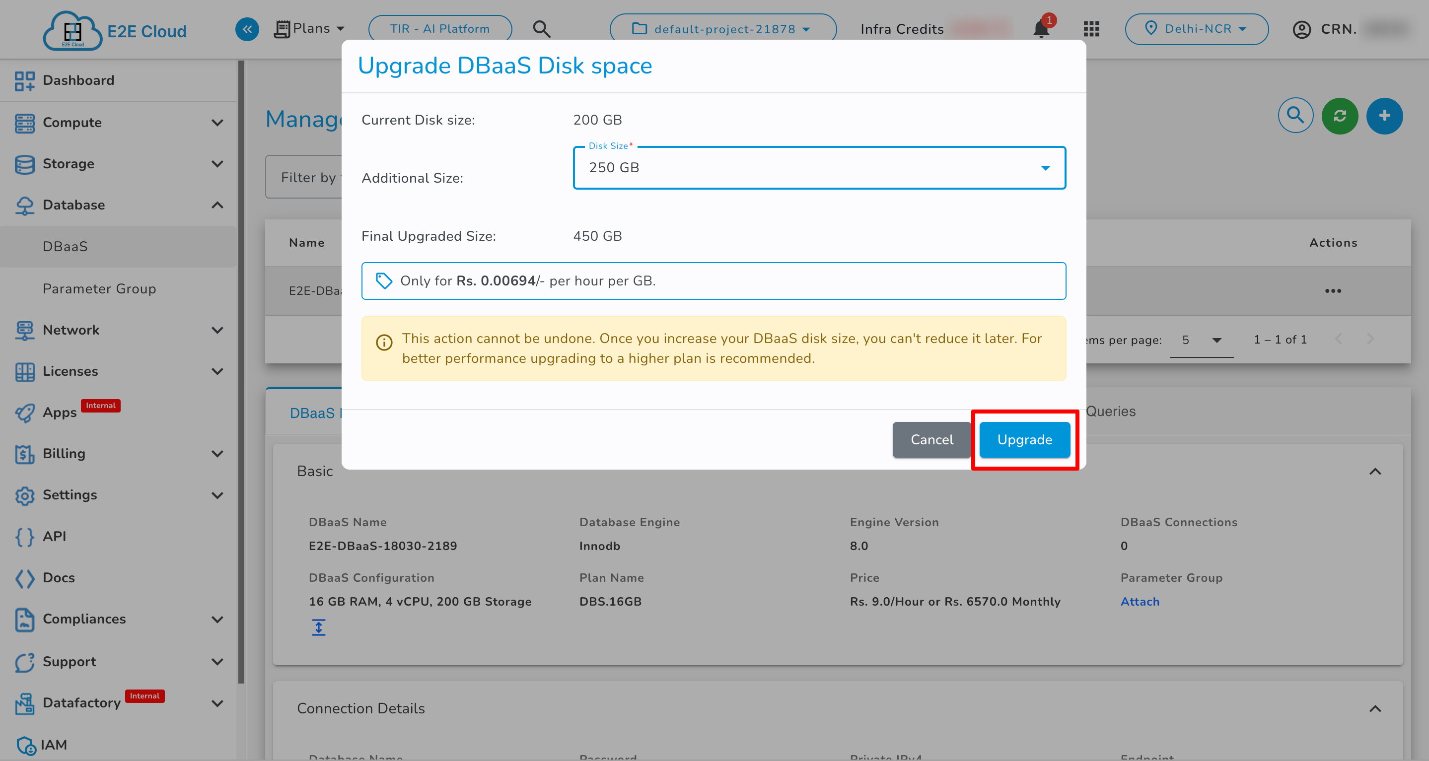 Disk Upgrade